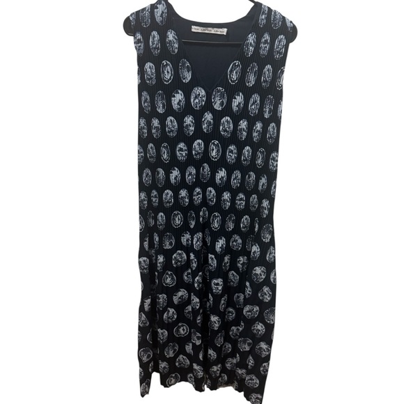 & Other Stories Blue Floral Accordian Pleated Dress Size 4 - Picture 1 of 6
